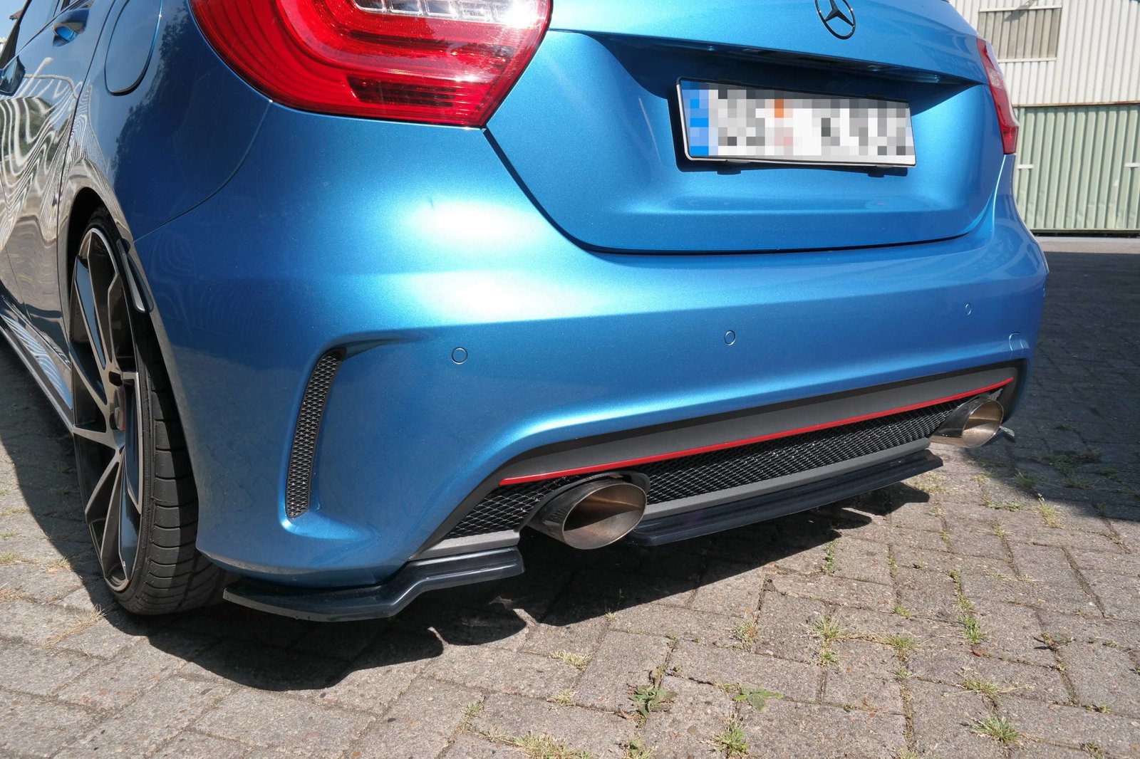 Splitter Trasero (Without Vertical Bars) Mercedes-Benz W176 AMG-Line Preface - Imagen 4