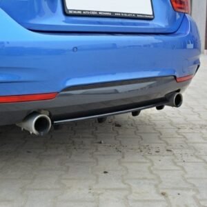 Splitter Trasero for BMW 4 Coupe / Gran Coupe / Cabrio M-Pack F32 / F36 / F33 (with vertical bars)