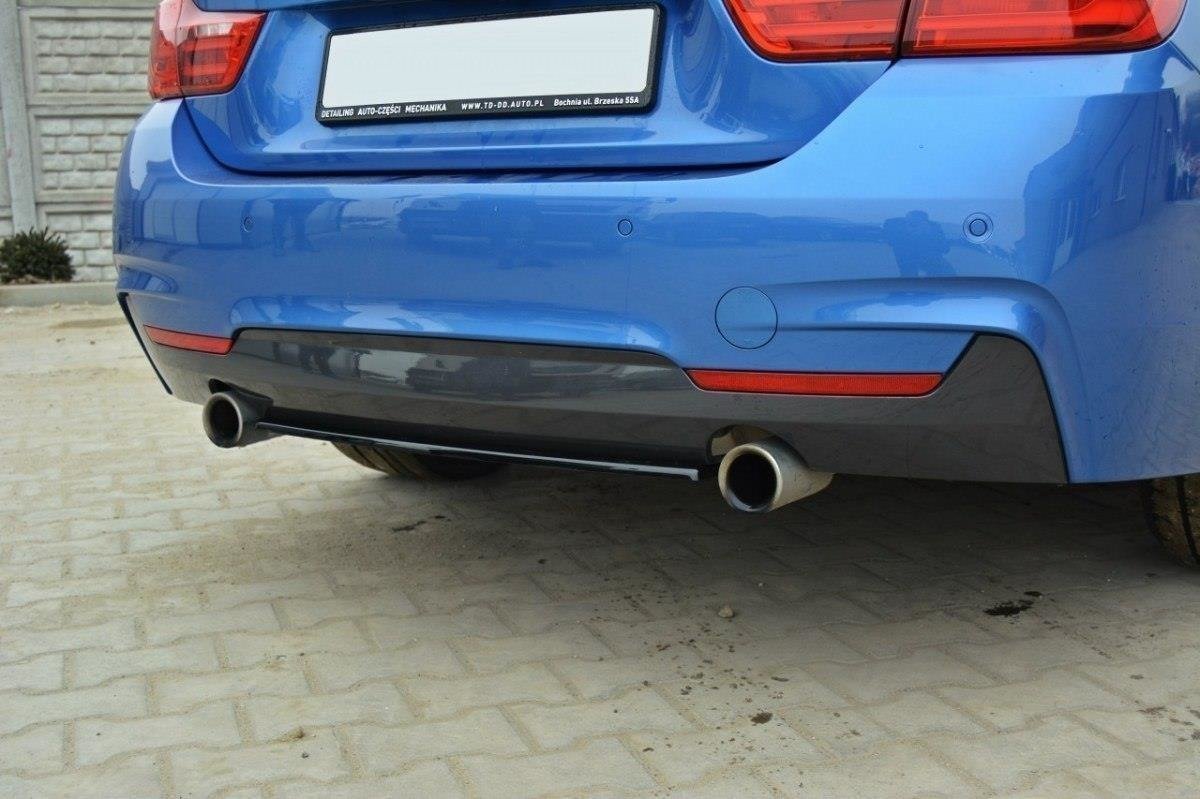Splitter Trasero for BMW 4 Coupe / Gran Coupe / Cabrio M-Pack F32 / F36 / F33 (without vertical bars)