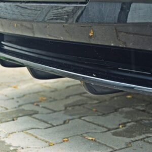 Splitter Trasero for BMW 5 M-Pack Sedan/Touring F10/F11 (fits two double exhaust ends)