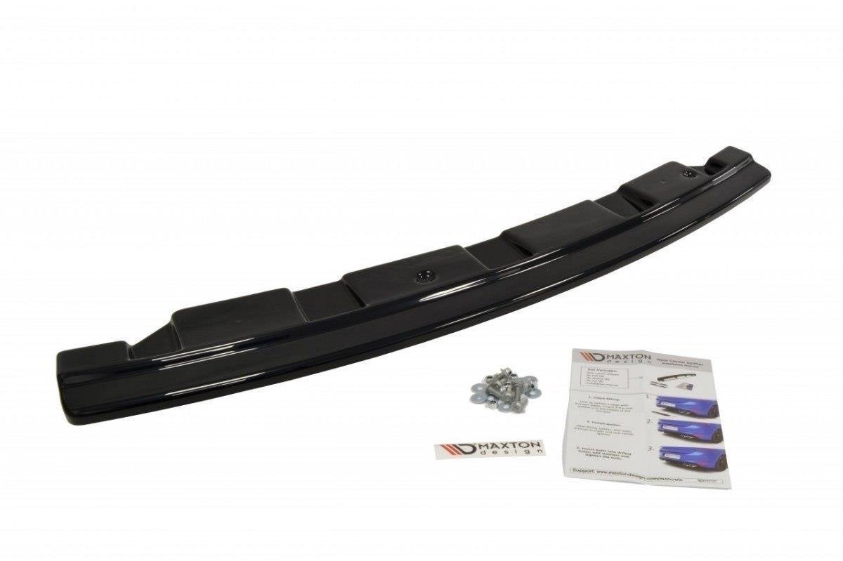 Splitter Trasero for BMW 5 M-Pack Sedan/Touring F10/F11 - without vertical bars (fits two single exhaust ends)