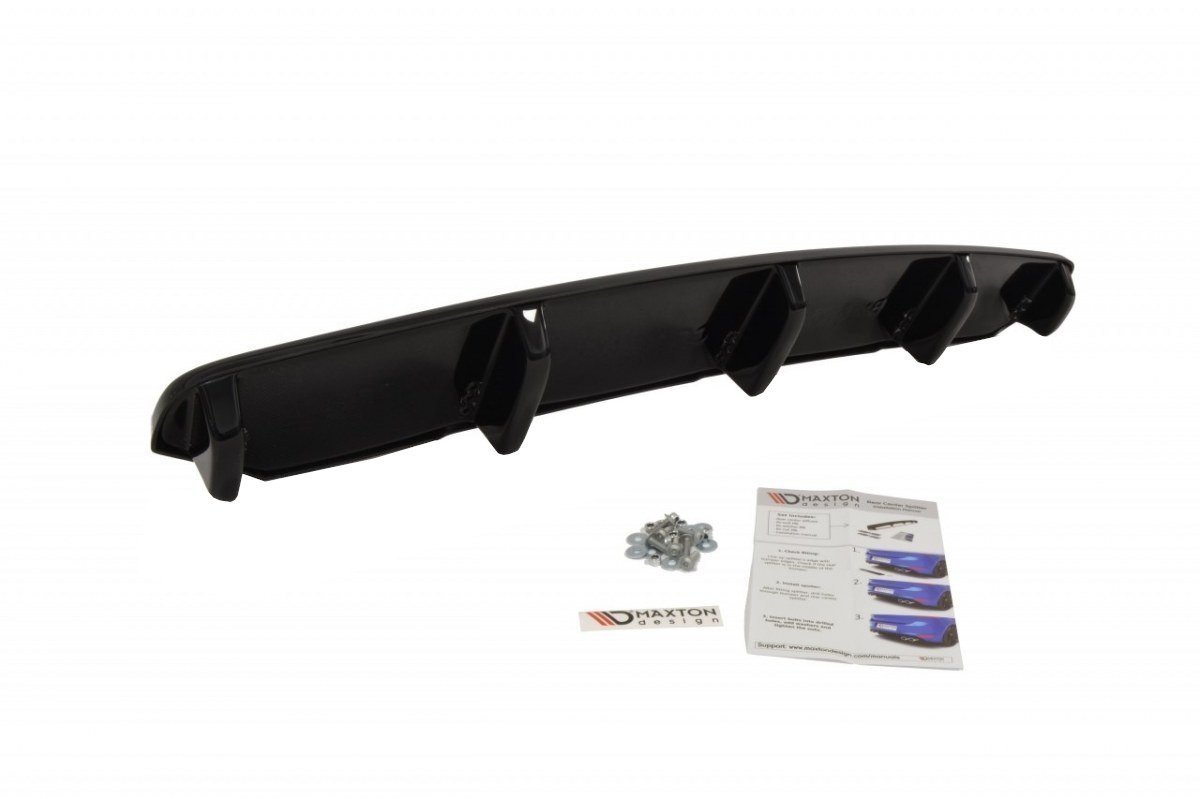 Splitter Trasero for BMW 6 Gran Coupé Mpack (with a vertical bar) - Imagen 7