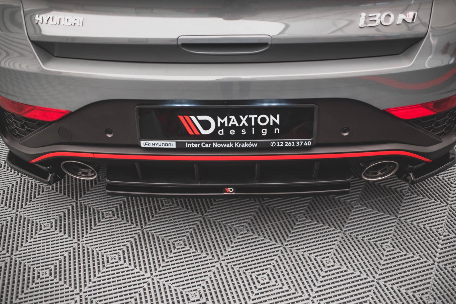 Splitter Trasero for Hyundai I30 N Hatchback Mk3 Facelift