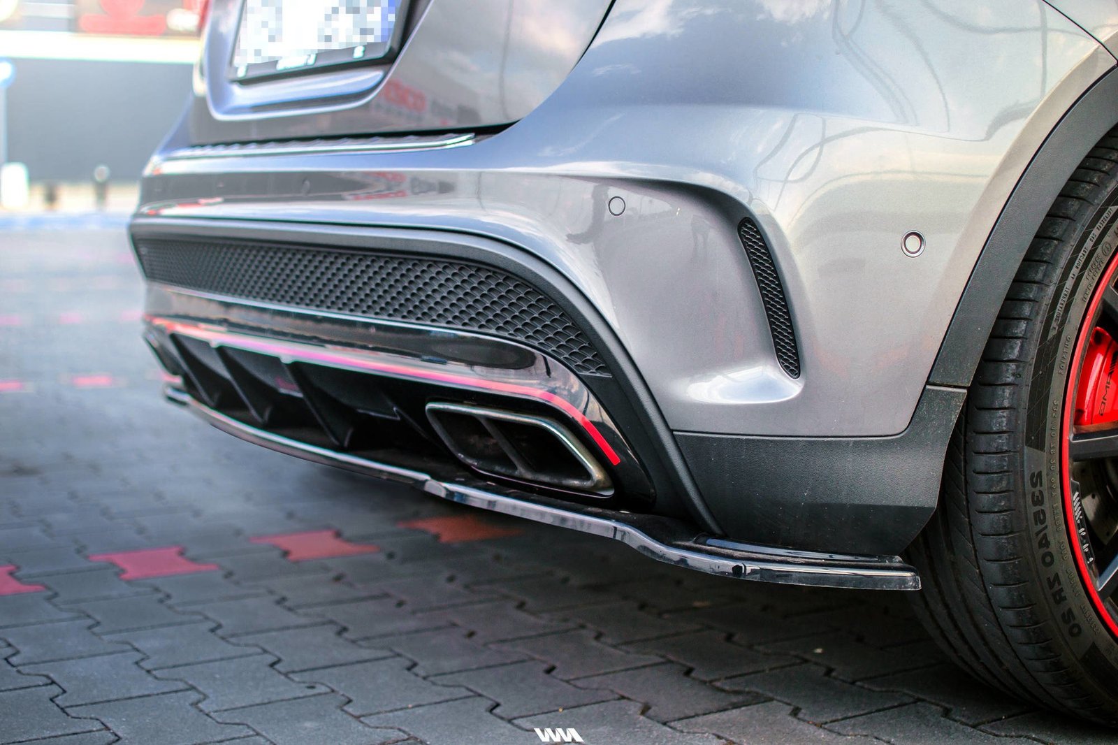 Splitter Trasero for Mercedes-Benz GLA 45 AMG