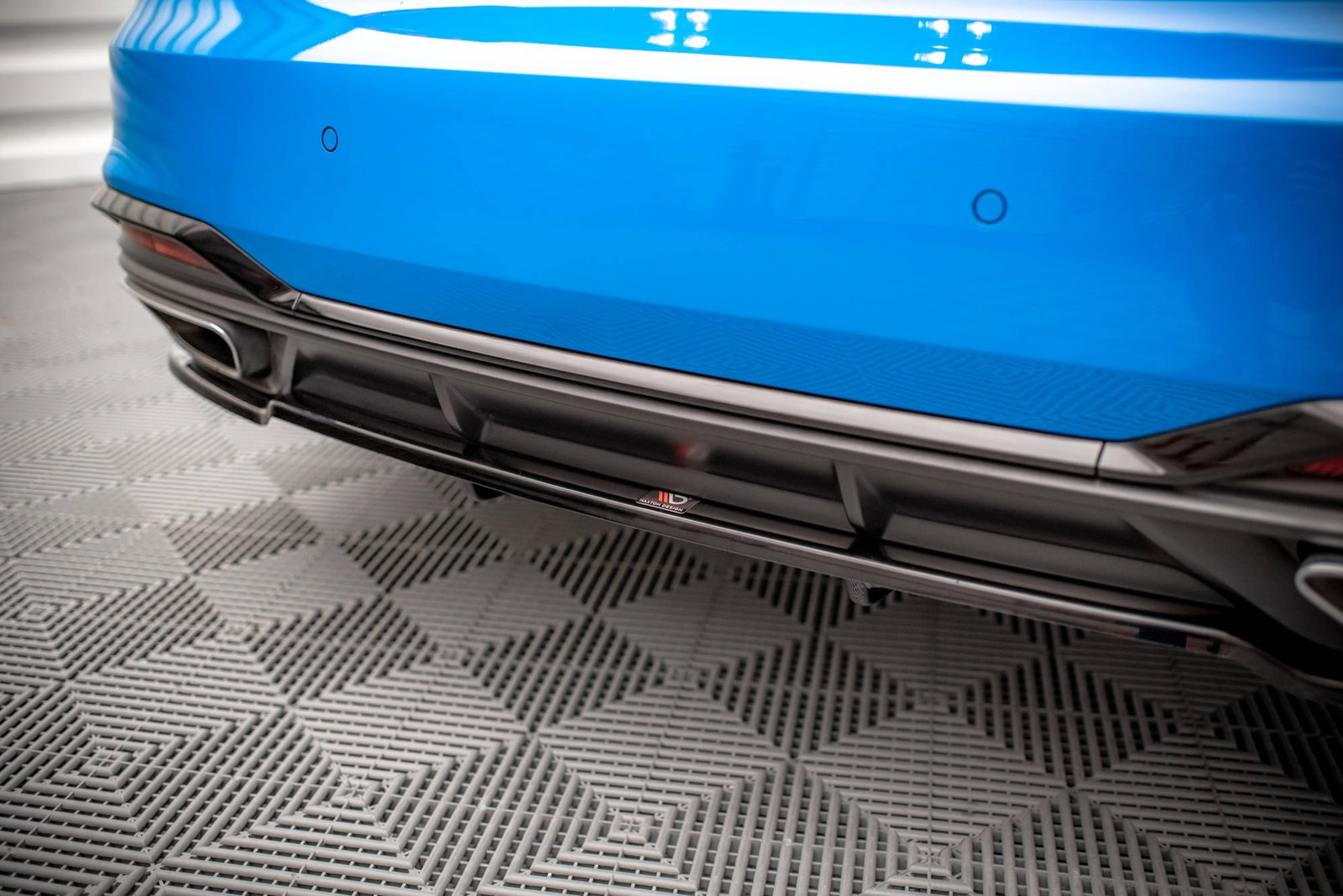 Splitter Trasero (with vertical bars) Audi A5 S-Line F5 Facelift - Imagen 4