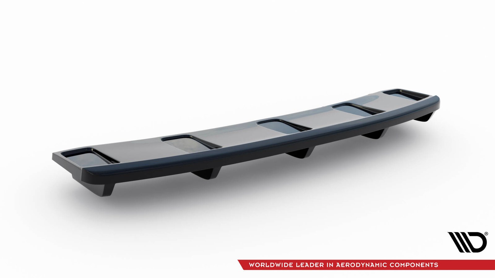 Splitter Trasero (with vertical bars) Audi A7 S-Line C7 Facelift - Imagen 3