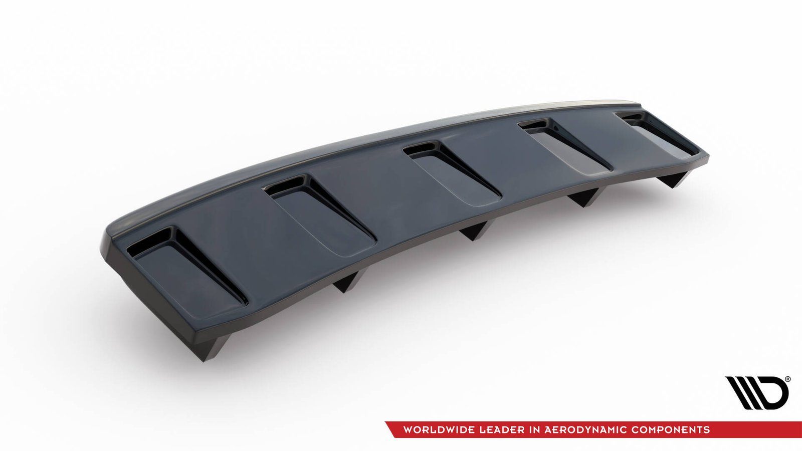 Splitter Trasero (with vertical bars) Audi A7 S-Line C7 Facelift - Imagen 4