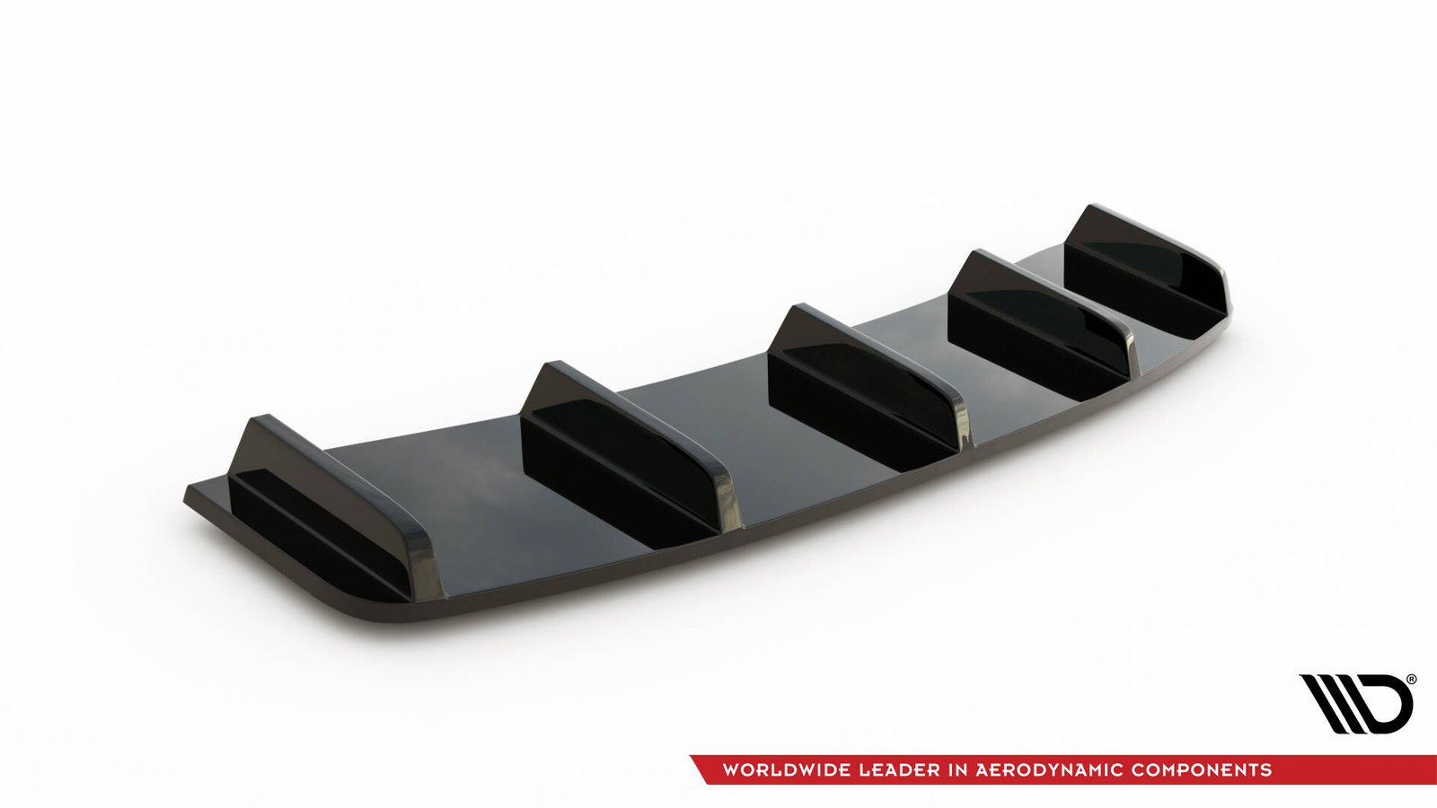 Splitter Trasero (with vertical bars) Audi A7 S-Line C7 Facelift - Imagen 6