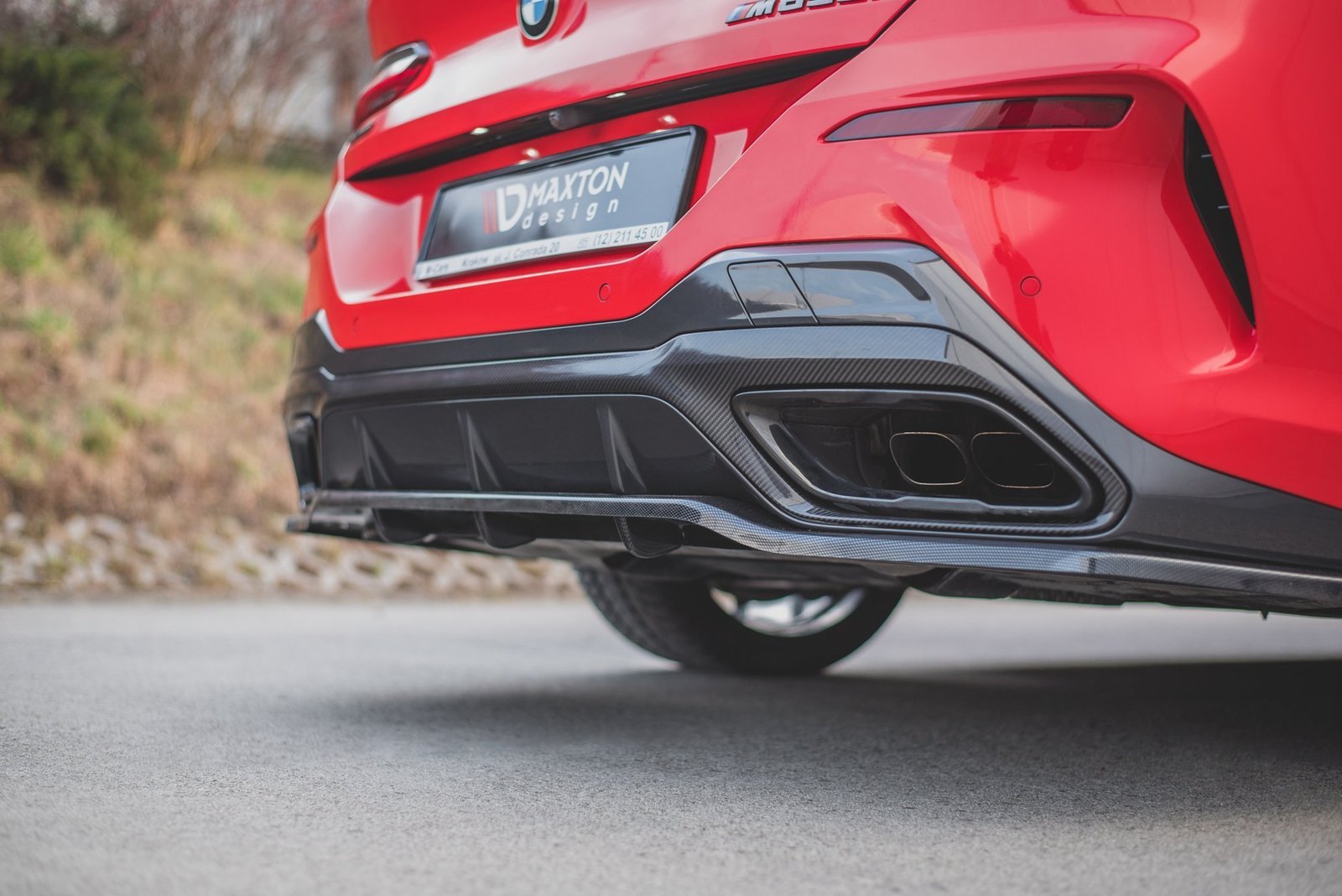 Splitter Trasero (with vertical bars) BMW 8 Coupe M-Pack G15 - Imagen 3