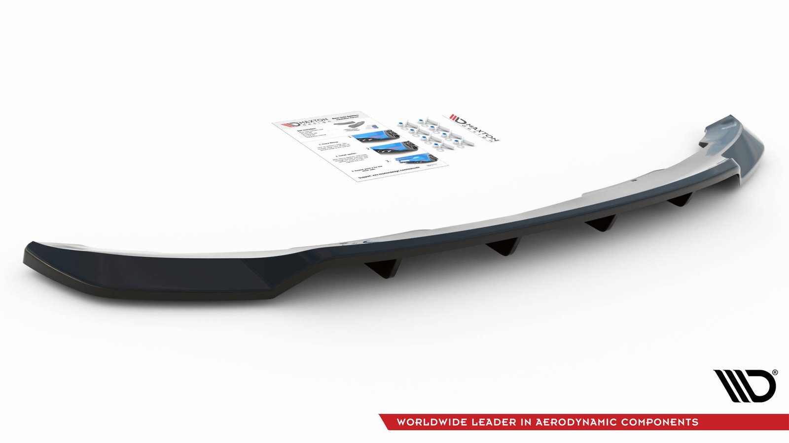 Splitter Trasero (with vertical bars) BMW i3 Mk1 Facelift - Imagen 4