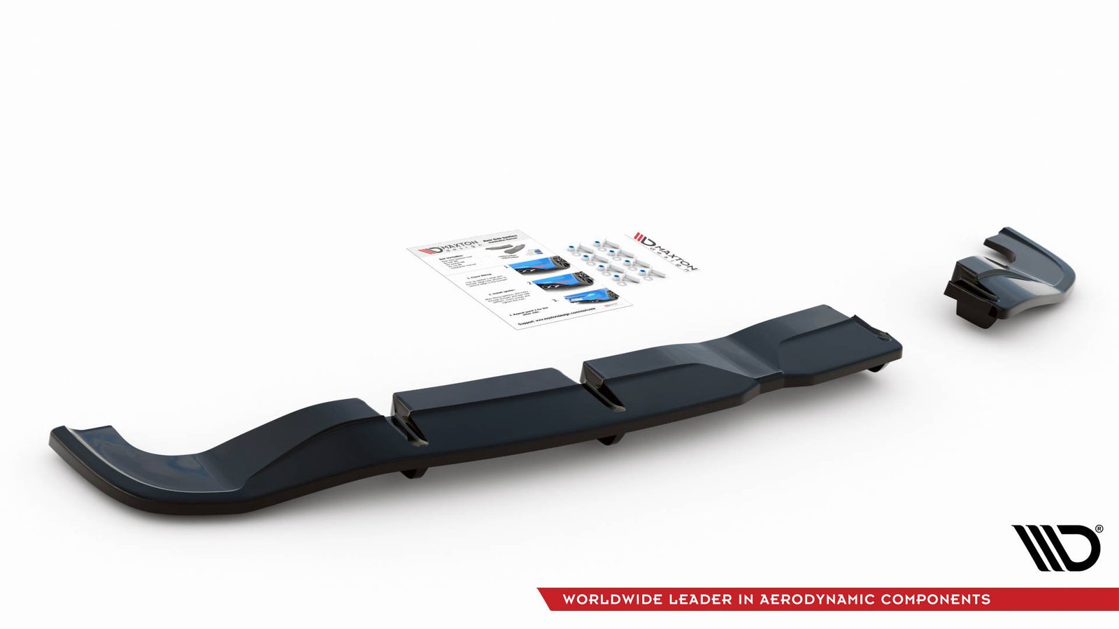 Splitter Trasero (with vertical bars) Hyundai I20 N Mk3 - Imagen 5