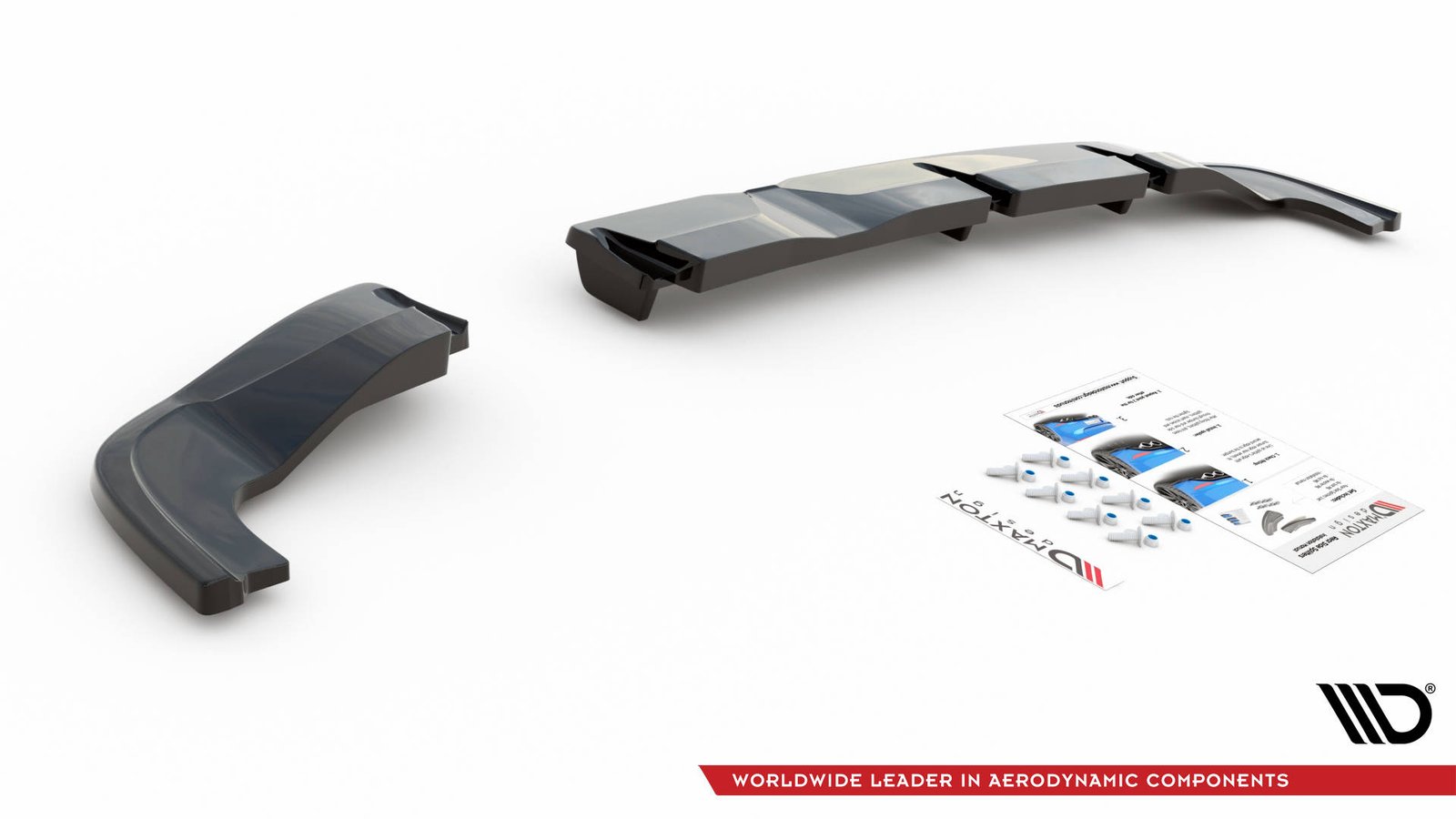 Splitter Trasero (with vertical bars) Hyundai I20 N Mk3 - Imagen 6