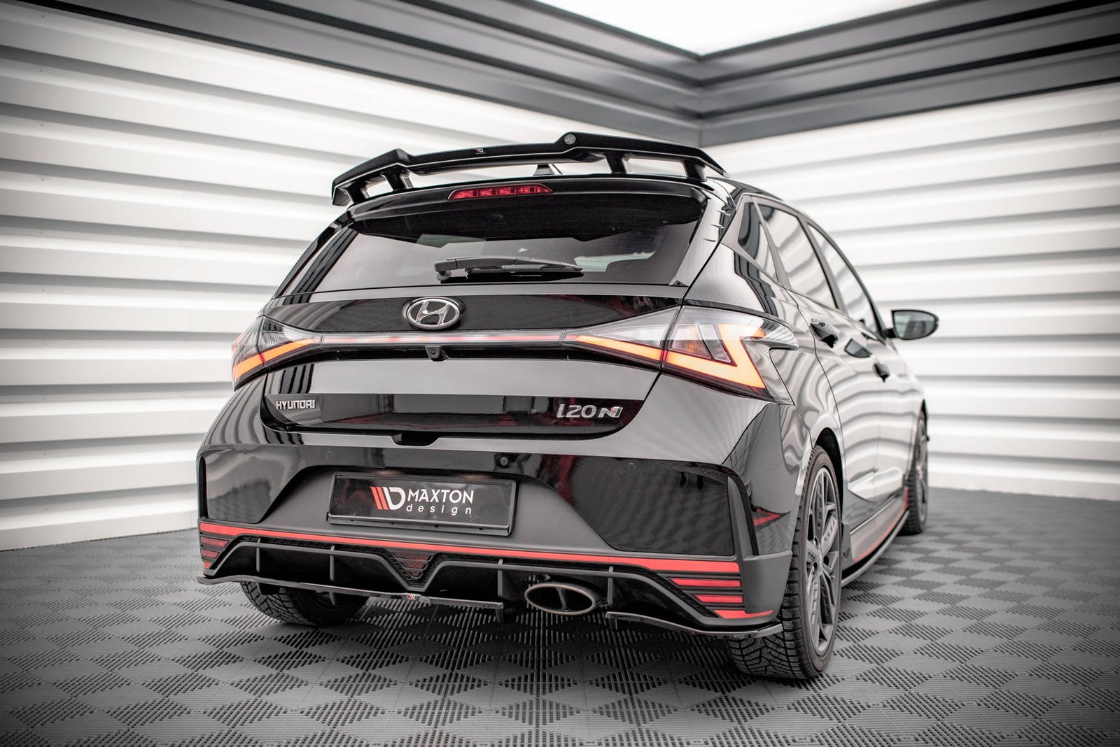 Splitter Trasero (with vertical bars) Hyundai I20 N Mk3 - Imagen 3