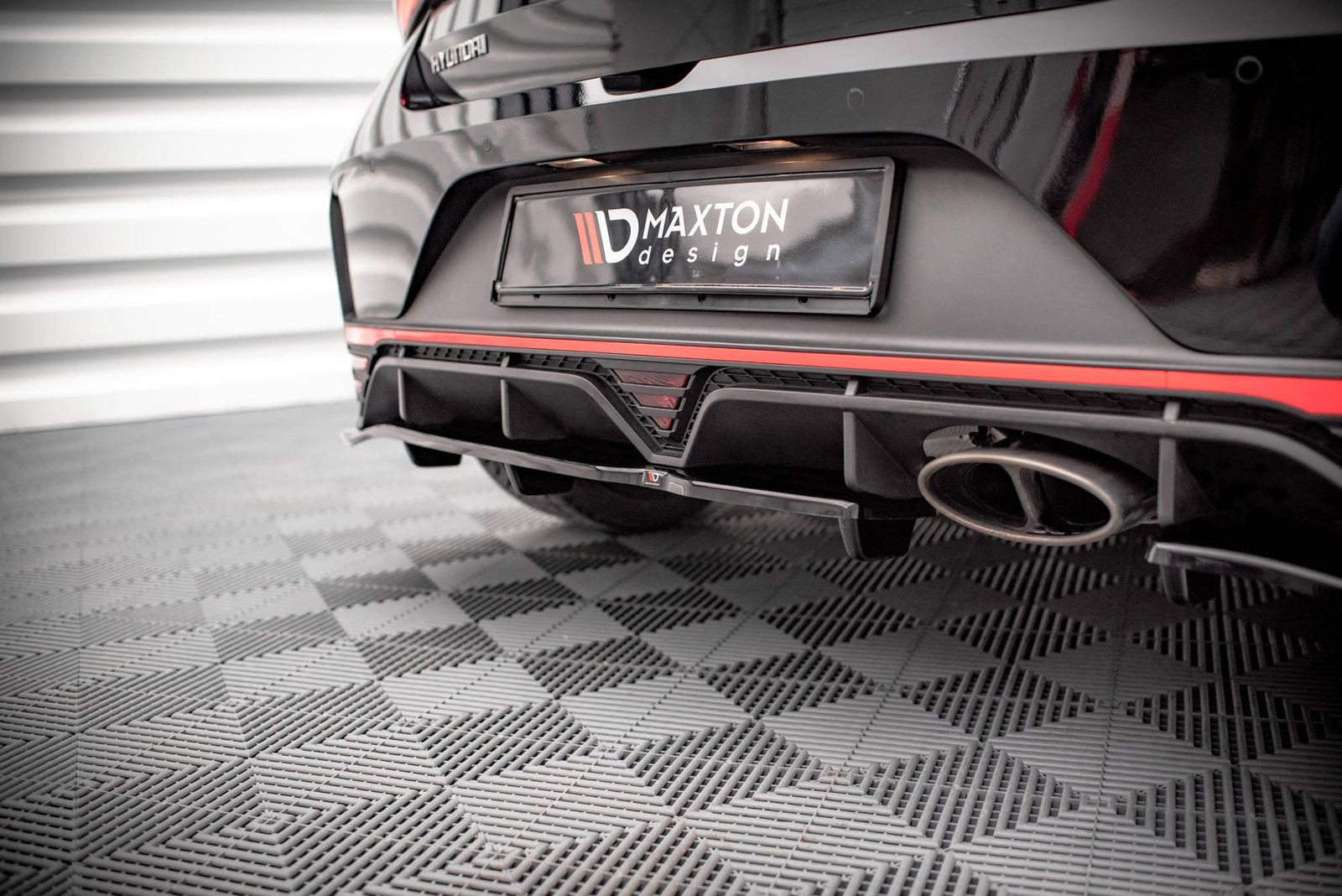 Splitter Trasero (with vertical bars) Hyundai I20 N Mk3 - Imagen 4