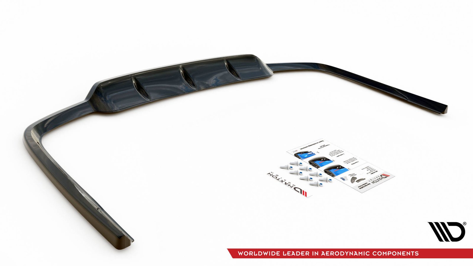 Splitter Trasero (with vertical bars) Lexus GS F Sport Hybrid Mk4 (L10) - Imagen 5