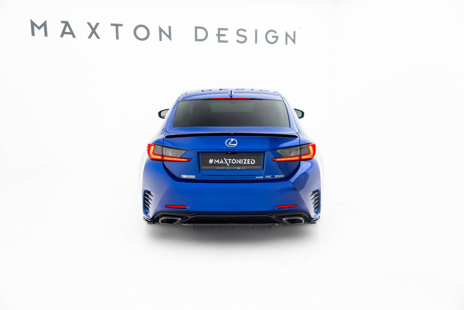 Splitter Trasero (with vertical bars) Lexus Rc Mk1 - Imagen 2