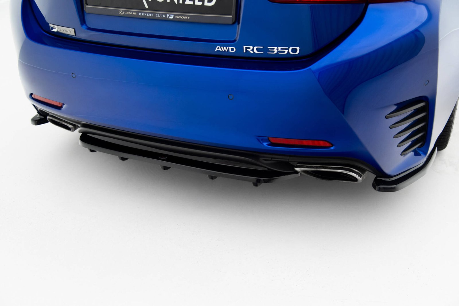 Splitter Trasero (with vertical bars) Lexus Rc Mk1