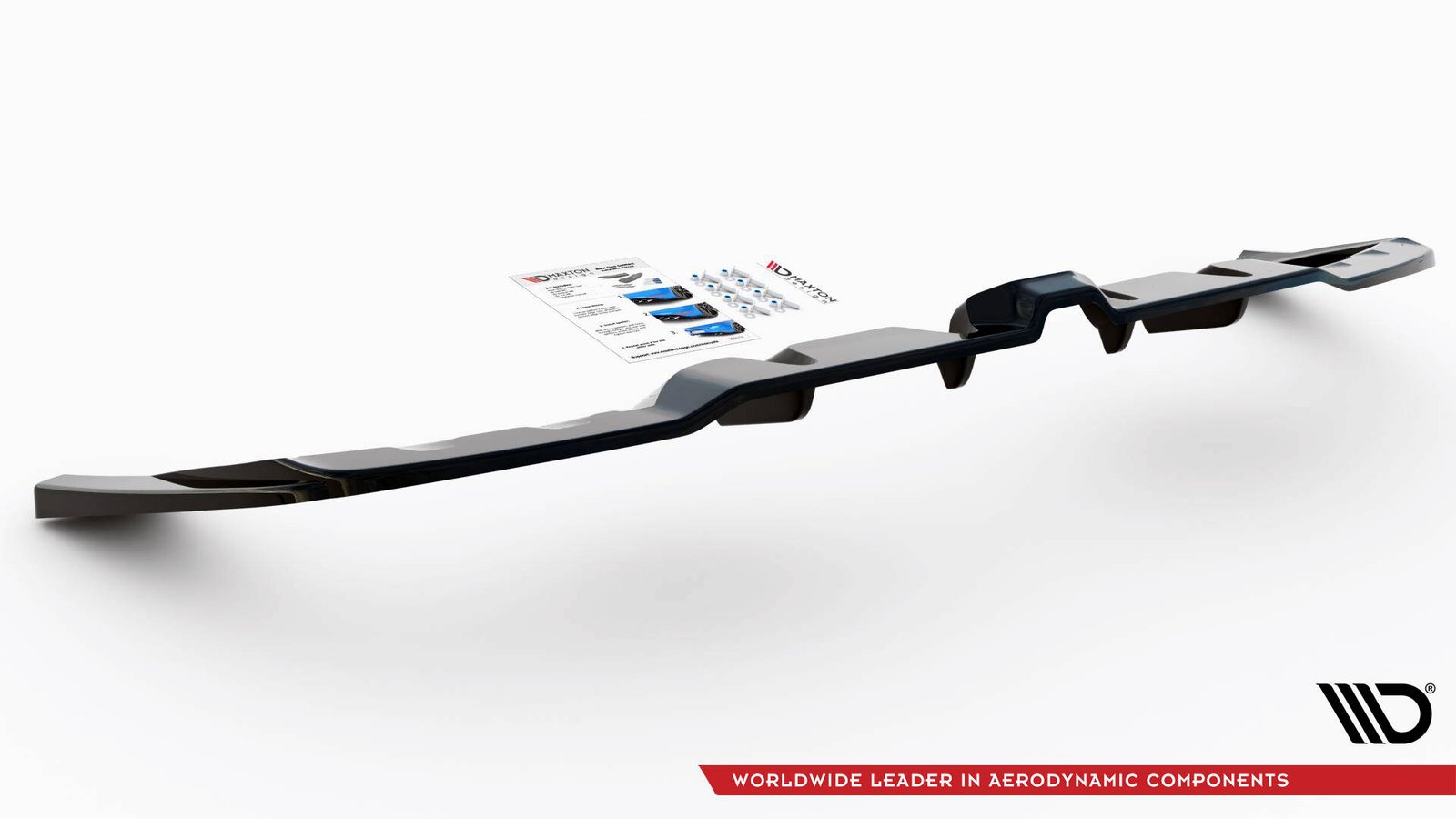 Splitter Trasero (with vertical bars) Mercedes-AMG GLE 53 Coupe C167 / C167 Facelift - Imagen 3