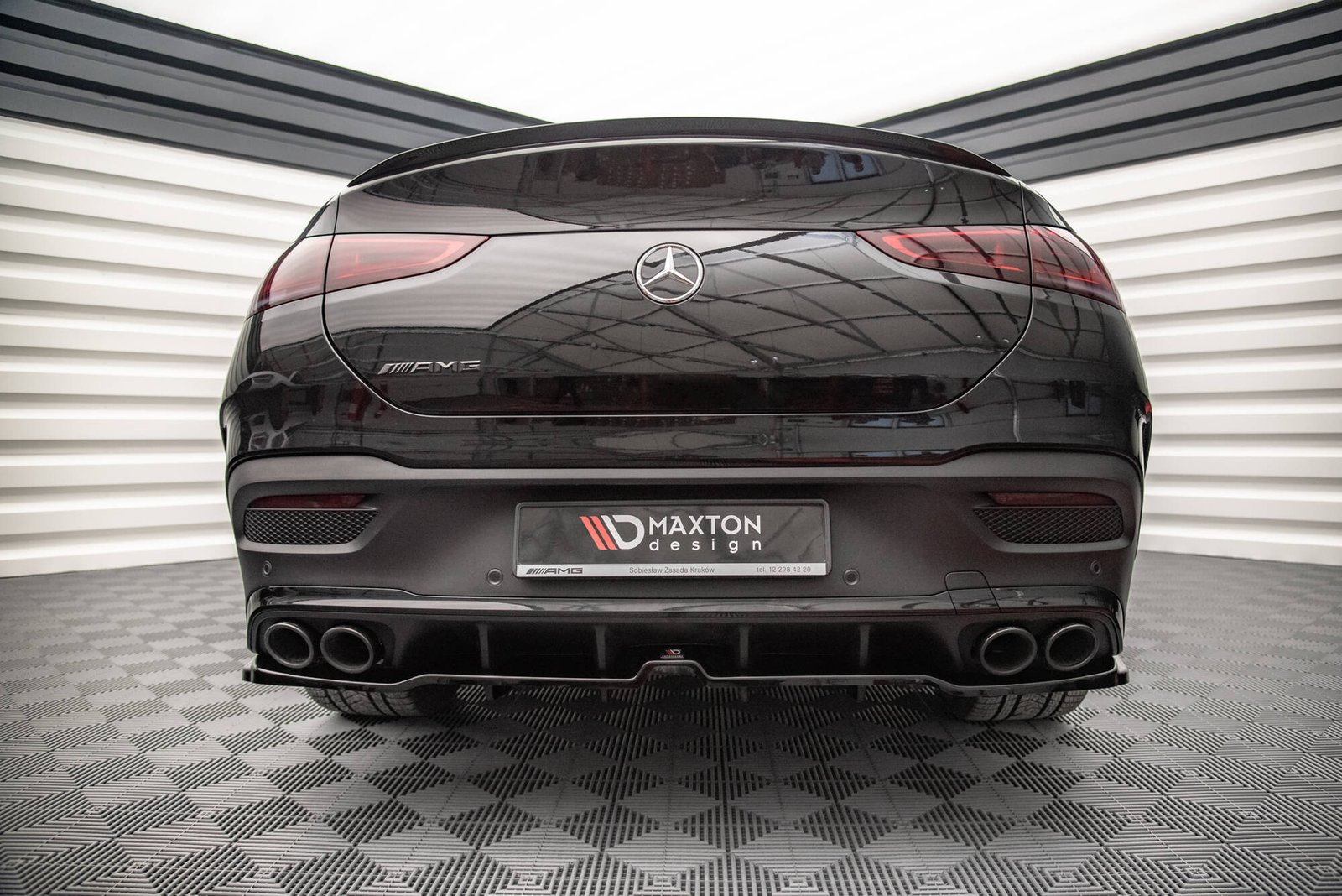 Splitter Trasero (with vertical bars) Mercedes-AMG GLE 53 Coupe C167 / C167 Facelift