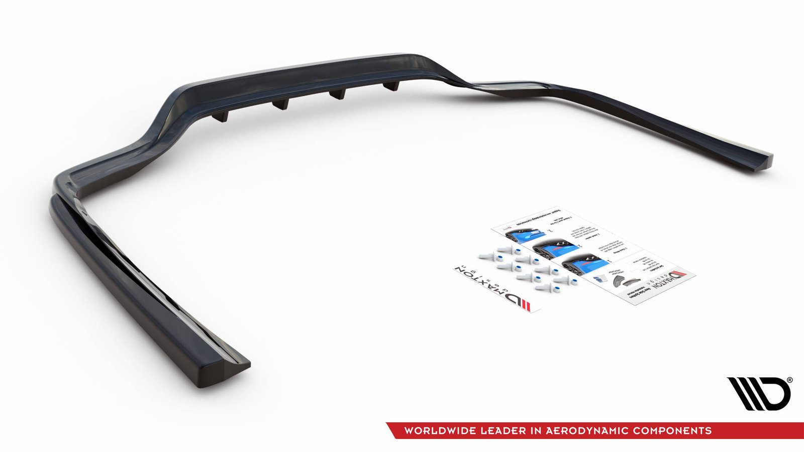 Splitter Trasero (with vertical bars) Mercedes-Benz C W205 - Imagen 4