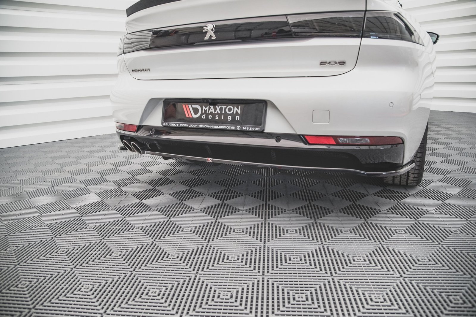 Splitter Trasero (with vertical bars) Peugeot 508 Diesel Mk2