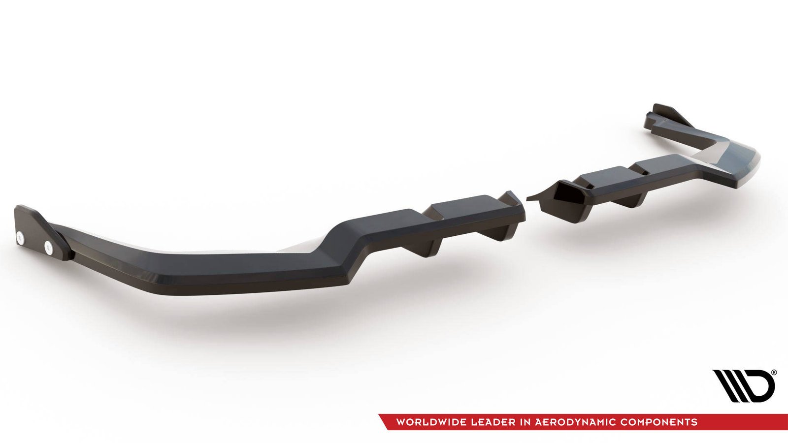 Splitter Trasero (with vertical bars) + Flaps Aerodinámicos Honda Civic Type-R Mk 11 - Imagen 5