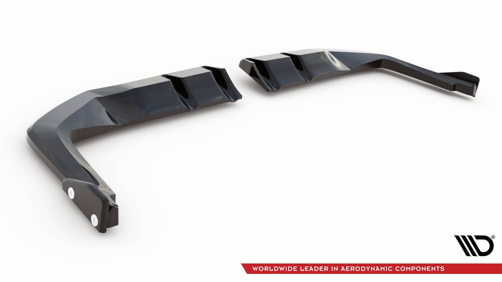 Splitter Trasero (with vertical bars) + Flaps Aerodinámicos Honda Civic Type-R Mk 11 - Imagen 6