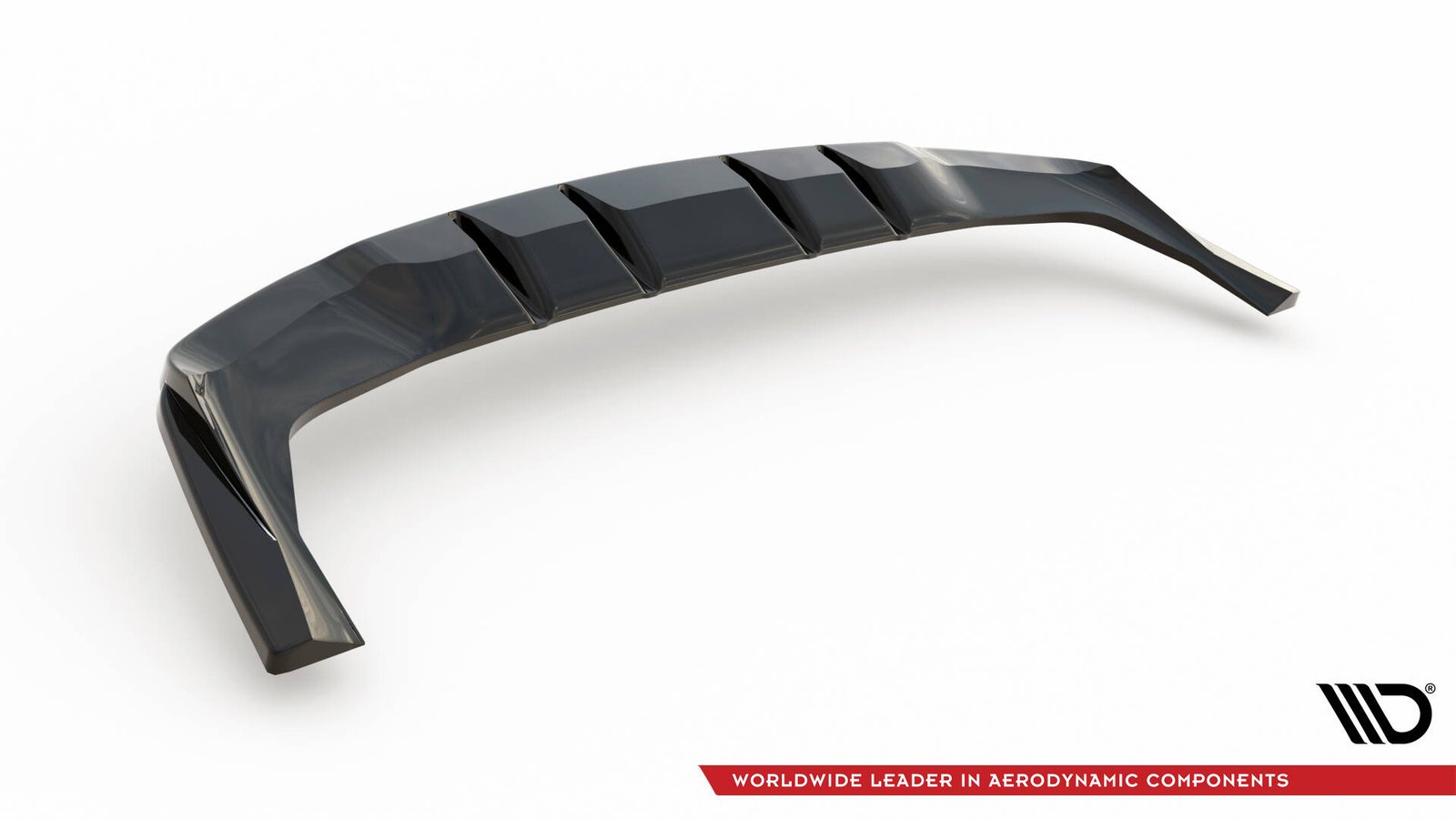 Splitter Trasero (with vertical bars) Mercedes-Benz GLE Coupe AMG-Line C167 / C167 Facelift - Imagen 4