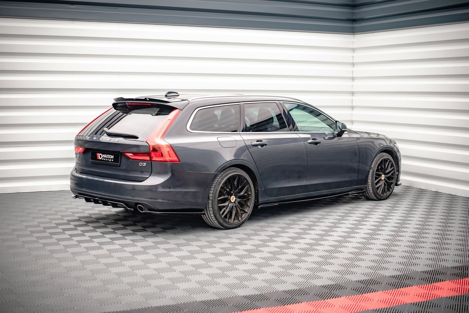 Splitter Trasero (with vertical bars) Volvo V90 Mk2 - Imagen 2