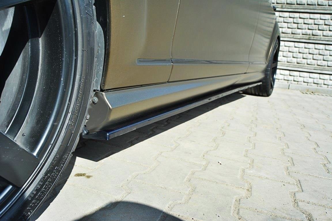 Faldones Laterales con Difusor Mercedes S-Class W221 AMG LWB