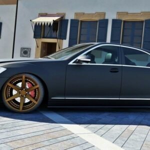 Faldones Laterales con Difusor Mercedes S-Class W221 Long