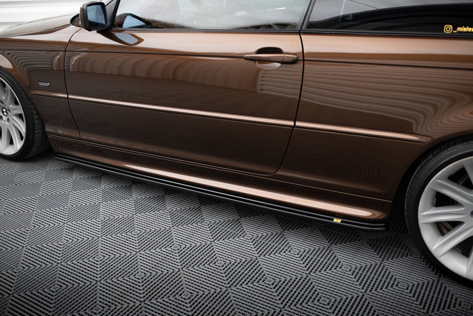 Faldones Laterales con Difusor for BMW 3 E46 Mpack Coupe - Imagen 3
