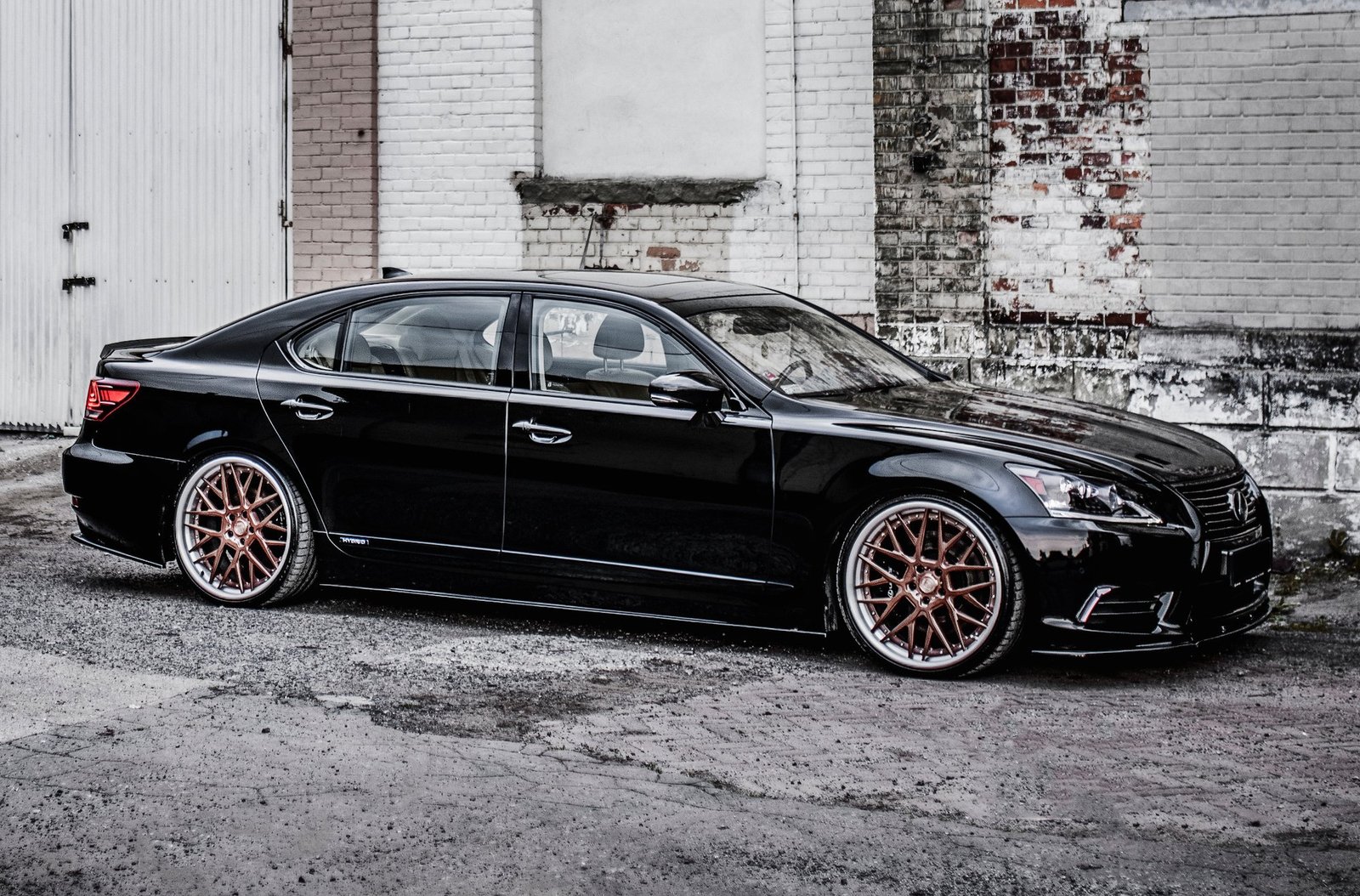 Faldones Laterales con Difusor Lexus LS Long Wheelbase Mk4 Facelift