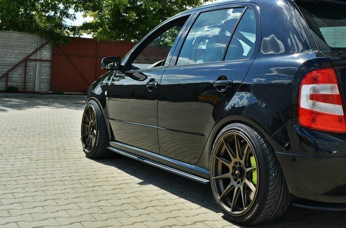 Faldones Laterales con Difusor Skoda Fabia RS Mk1