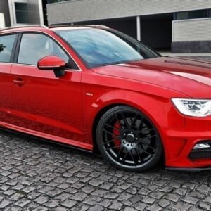Faldones Laterales con Difusor Audi S3 / A3 S-Line Sportback 8V / 8V Facelift