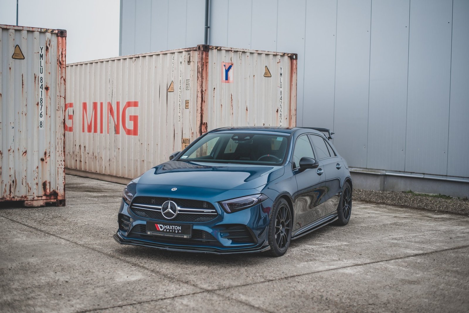 Faldones Laterales con Difusor Mercedes A35 AMG / AMG-Line W177 - Imagen 2
