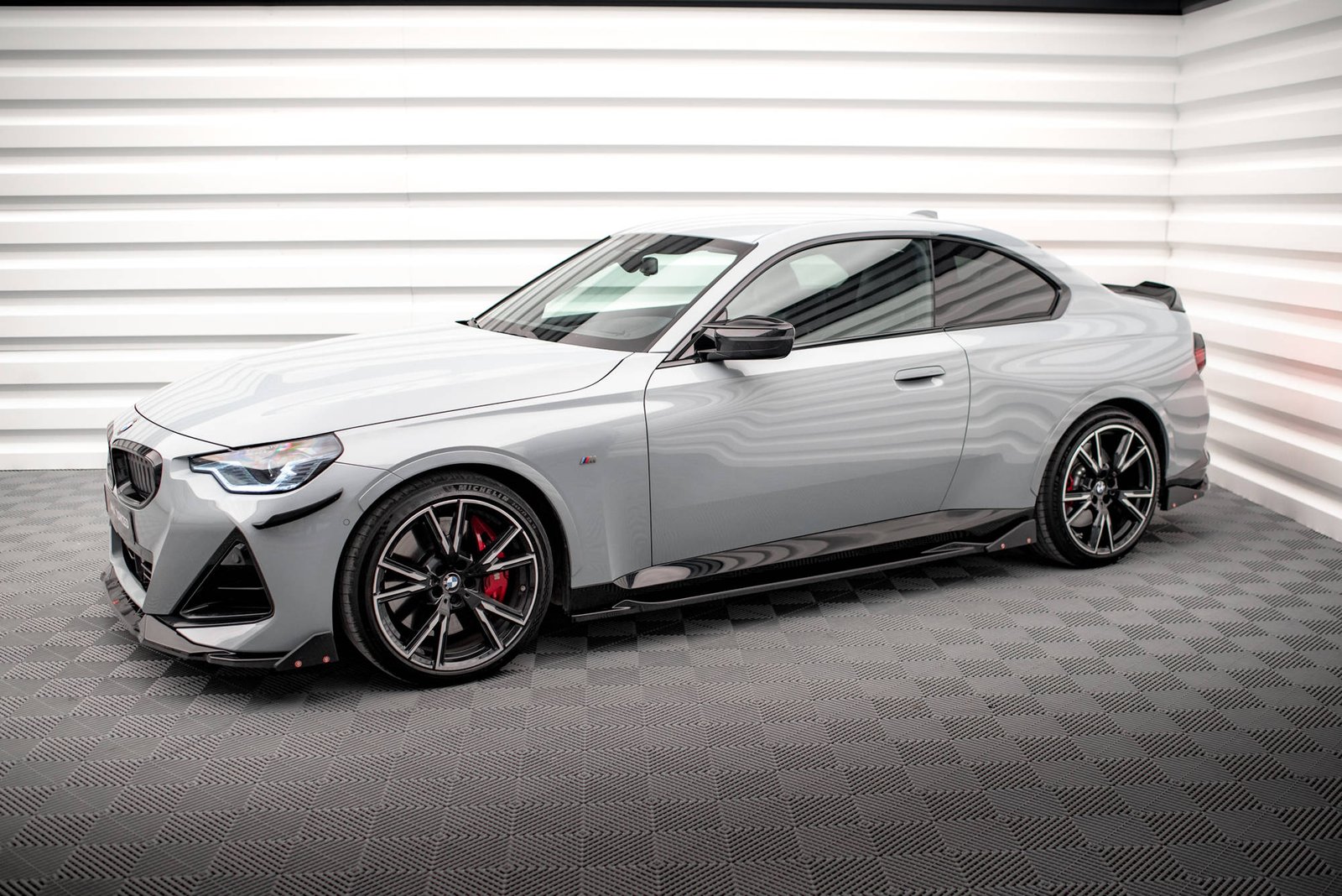 Faldones Laterales con Difusor + Flaps Aerodinámicos BMW 2 Coupe M-Pack / M240i G42 - Imagen 2