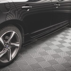 Faldones Laterales con Difusor Volvo S60 Standard / R-Design Mk2 / Mk2 Facelift