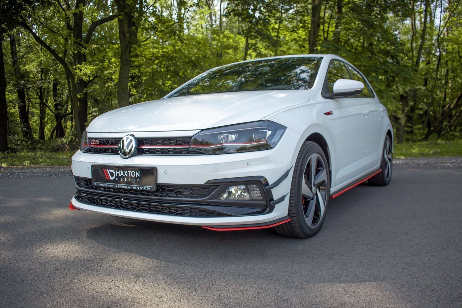 Splittery Przednie Boczne Volkswagen Polo GTI / R-line Mk6 - Imagen 4