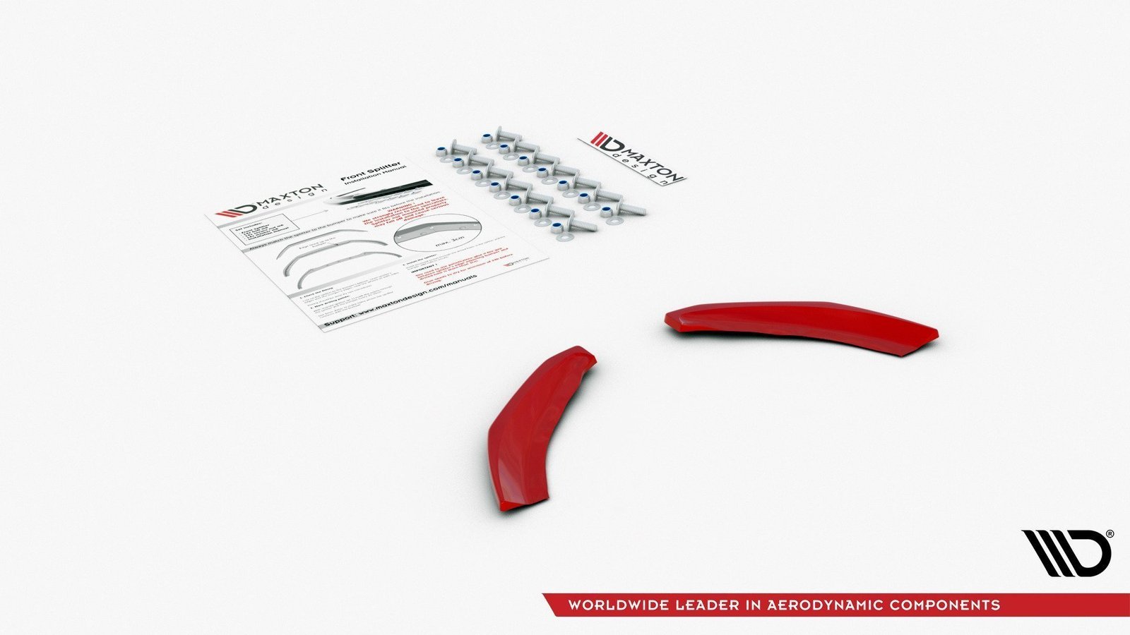 Splittery Przednie Boczne Volkswagen Polo GTI / R-line Mk6 - Imagen 5