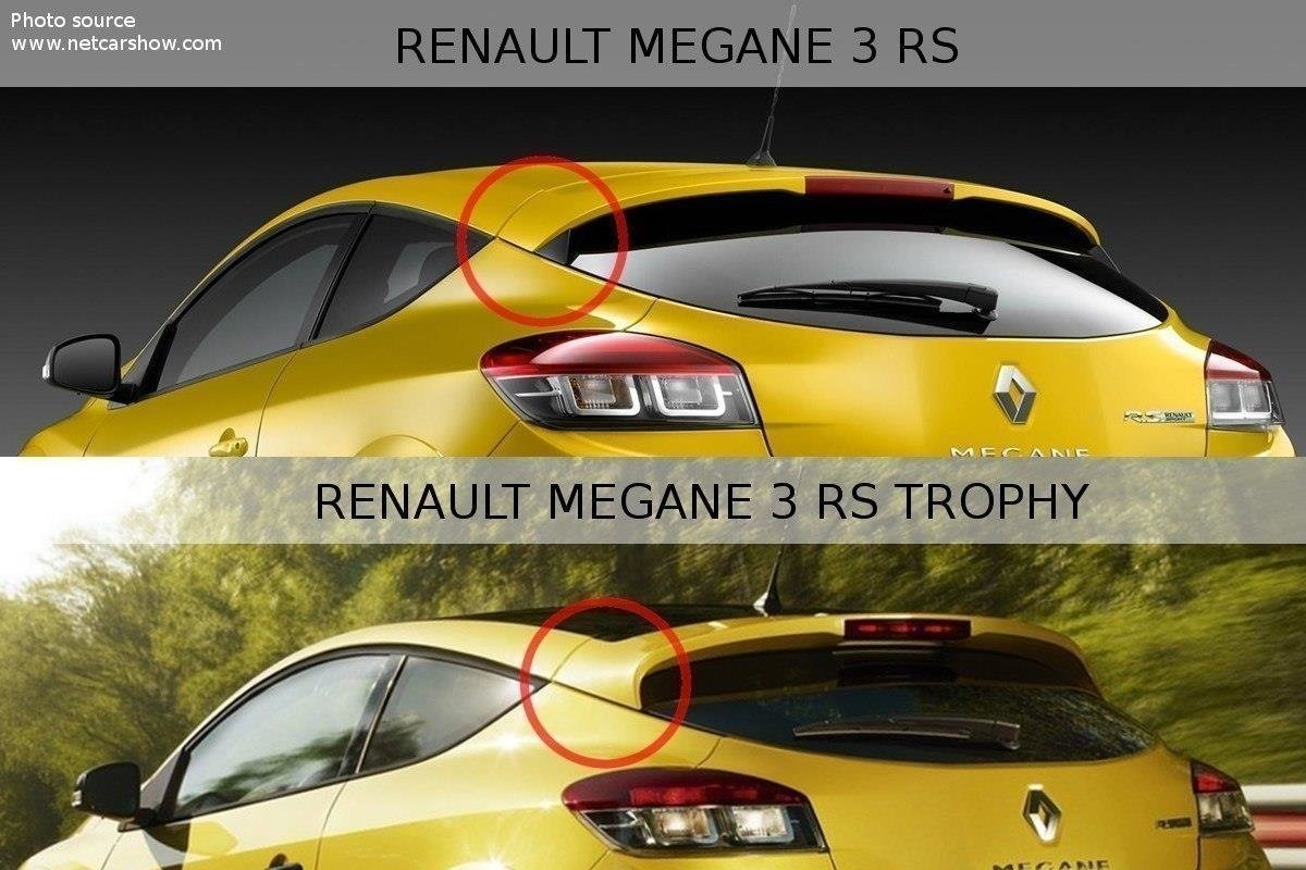Extensión de Alerón Renault Megane RS Trophy / RS Cup Mk3 - Imagen 2