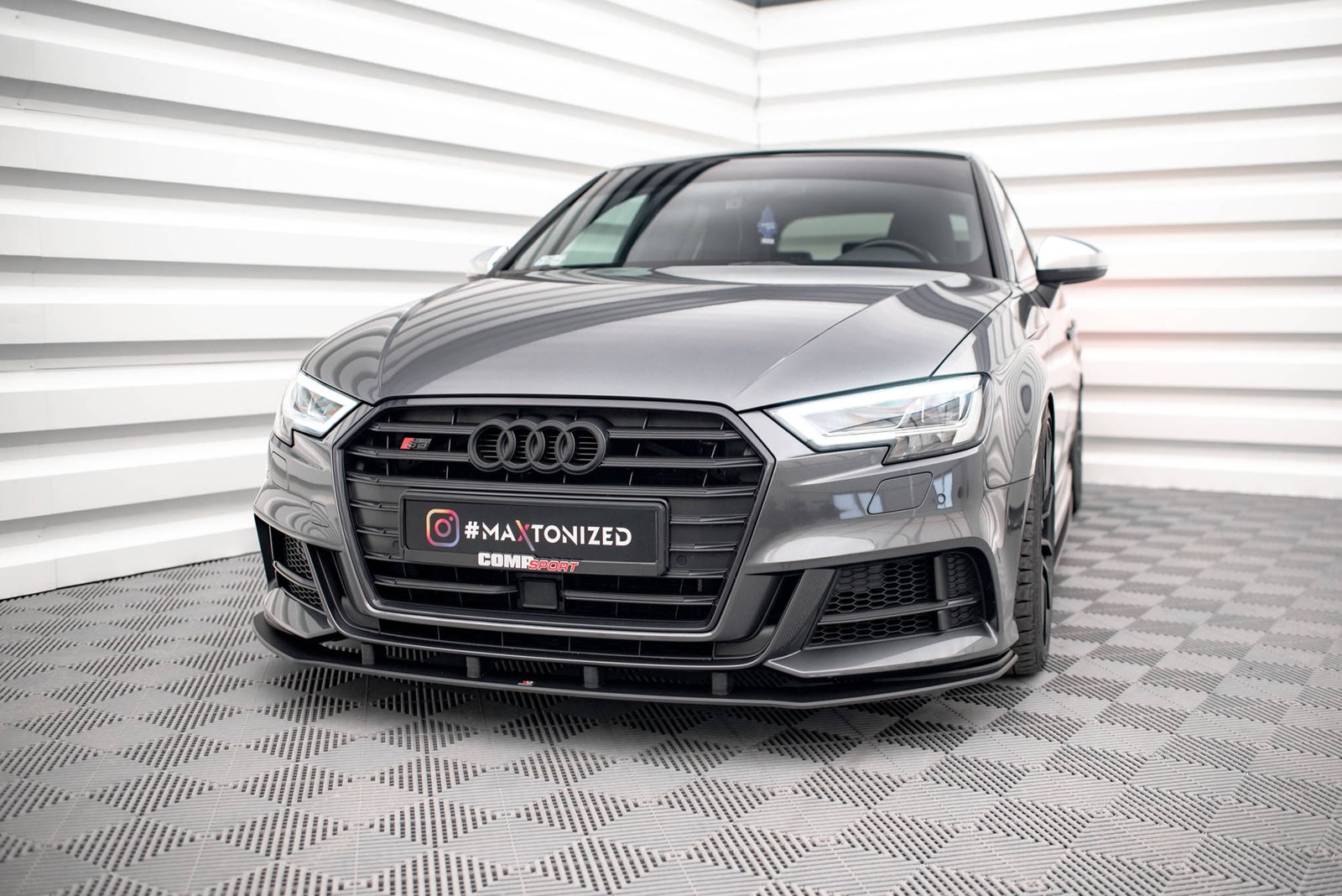Street Pro Splitter Delantero Audi S3 / A3 S-Line Sportback 8V Facelift