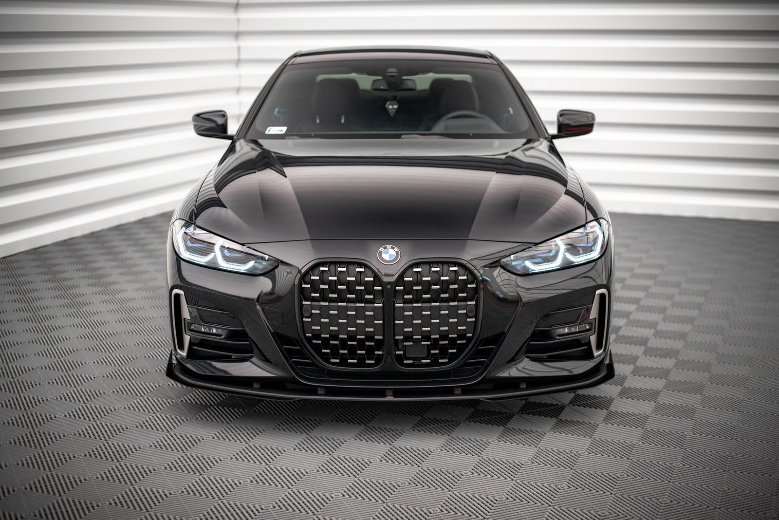 Street Pro Splitter Delantero + Flaps Aerodinámicos BMW 4 M-Pack / M440i G22 / G23 / G22 Facelift / G23 Facelift - Imagen 2