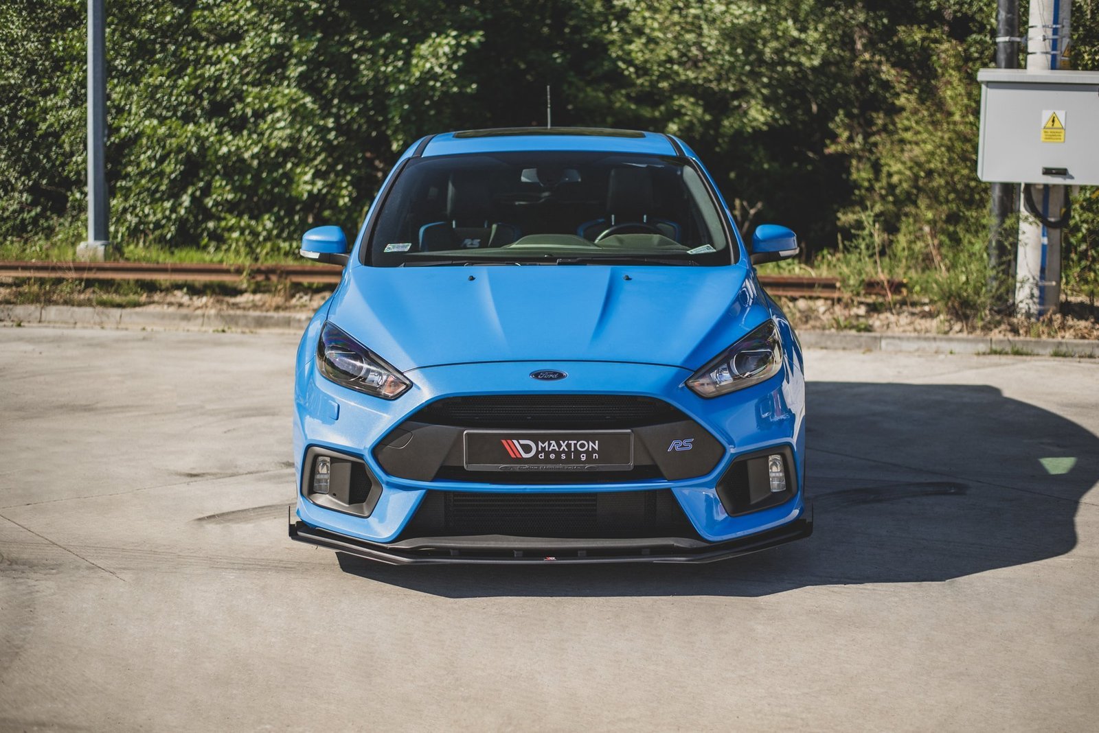 Street Pro Splitter Delantero + Flaps Aerodinámicos Ford Focus RS Mk3