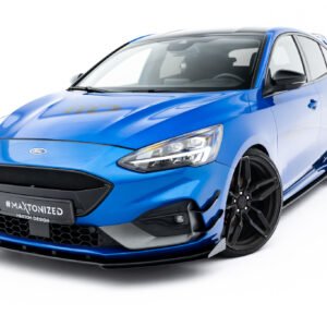 Street Pro Splitter Delantero + Flaps Aerodinámicos Ford Focus ST / ST-Line Mk4