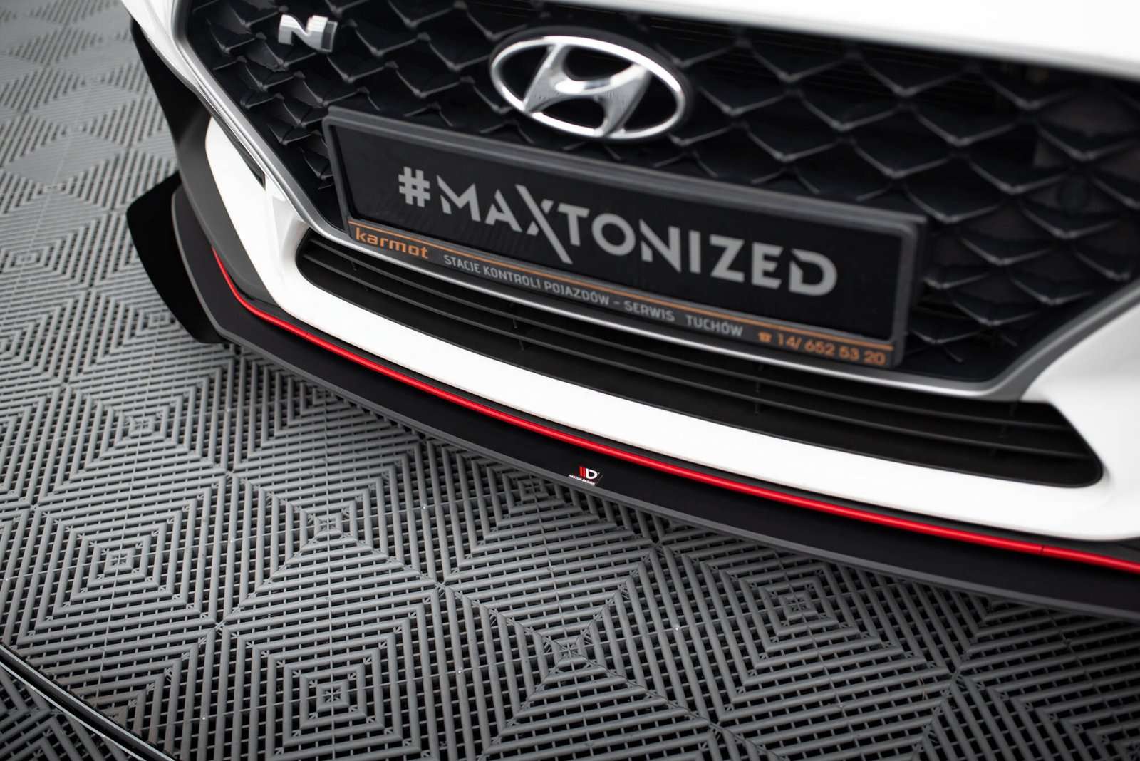 Street Pro Splitter Delantero + Flaps Aerodinámicos Hyundai I30 N Mk3 Hatchback / Fastback - Imagen 3