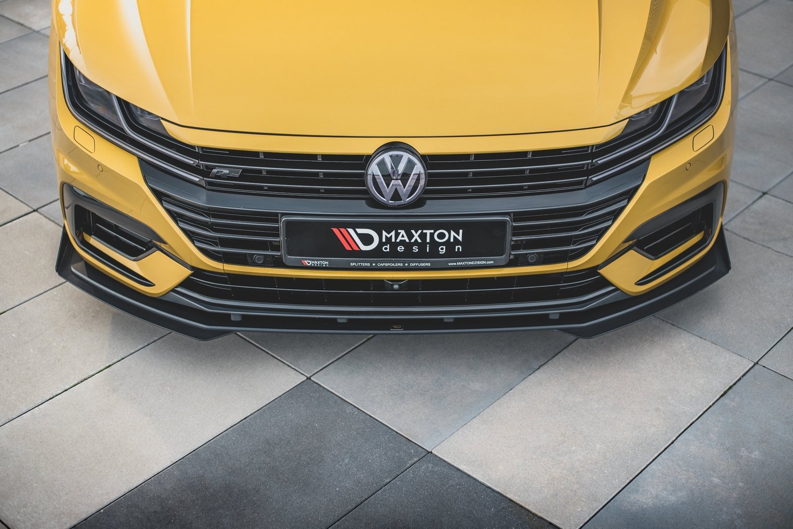 Street Pro Splitter Delantero + Flaps Aerodinámicos Volkswagen Arteon R-Line Sedan / Shooting Brake Mk1