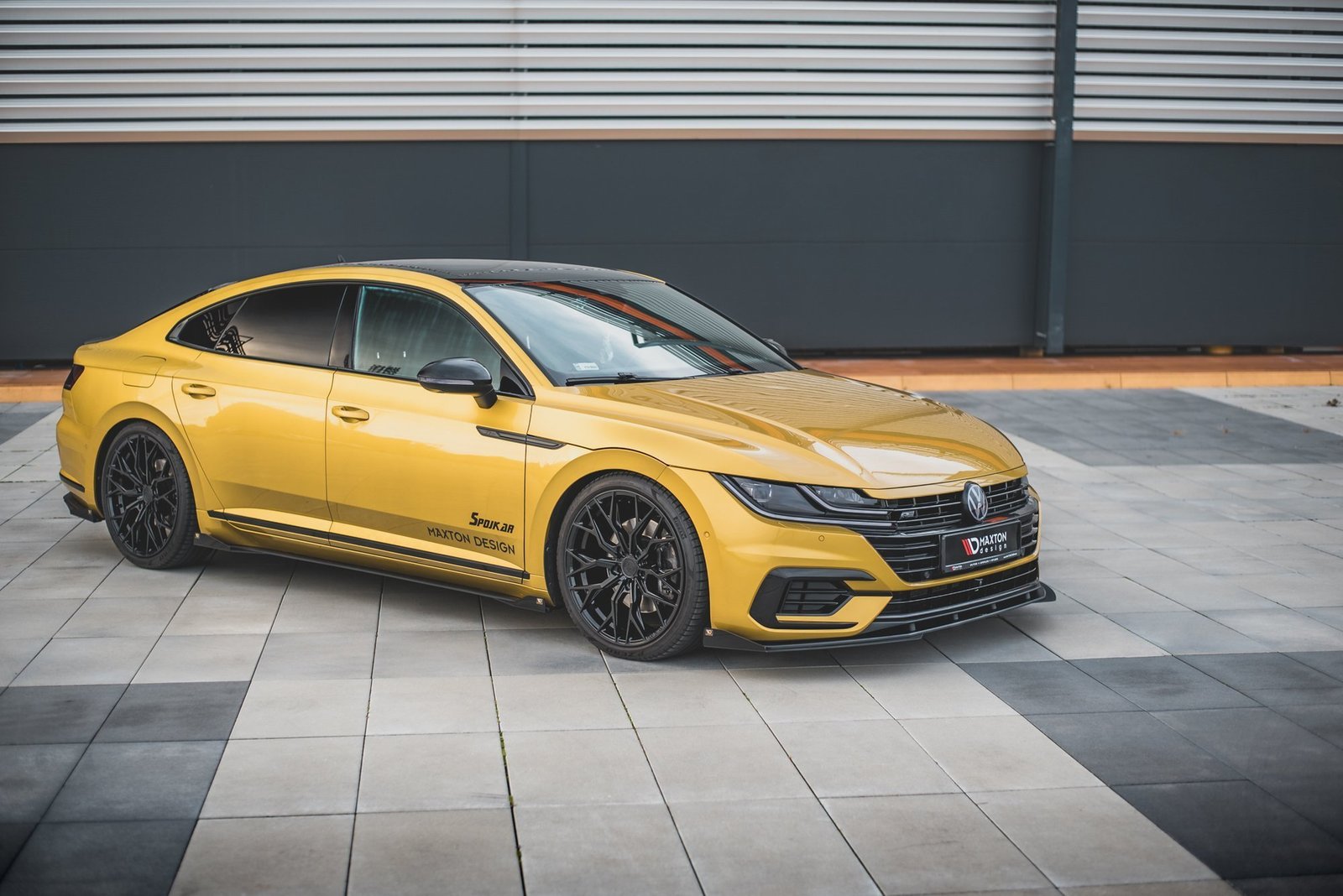 Street Pro Splitter Delantero + Flaps Aerodinámicos Volkswagen Arteon R-Line Sedan / Shooting Brake Mk1 - Imagen 3