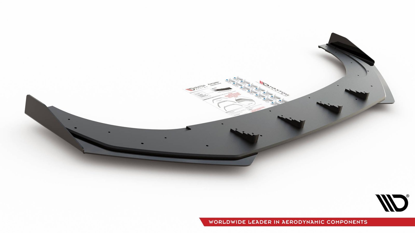 Street Pro Splitter Delantero + Flaps Aerodinámicos Volkswagen Golf GTI Clubsport Mk8 - Imagen 3