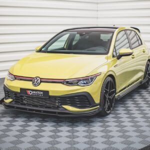 Street Pro Splitter Delantero + Flaps Aerodinámicos Volkswagen Golf GTI Clubsport Mk8